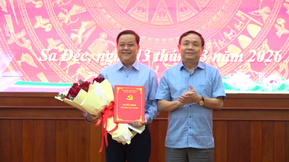 Ông Nguyễn Văn Thuận phụ trách điều hành Đảng bộ phường Sa Đéc